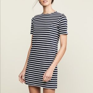 KULE Navy Striped T-Shirt Dress